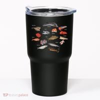 Flounder Sturgeon Sprat Trout Salmon Cod Aquatic Species Tumbler thumb 0