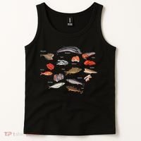 Flounder Sturgeon Sprat Trout Salmon Cod Aquatic Species Tank Top thumb 2