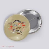 Flounder Sturgeon Sprat Trout Salmon Cod Aquatic Species Button thumb 0