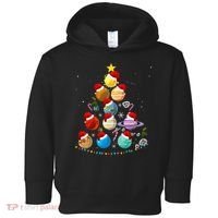 Funny Solar System Space Planets Tree Christmas Pajama Xmas Toddler Hoodie thumb 0