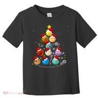 Funny Solar System Space Planets Tree Christmas Pajama Xmas Toddler T-Shirt thumb 0
