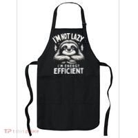 Funny Sloth Stuff IM Not Lazy Energy Efficient Nap Lovers Apron thumb 0