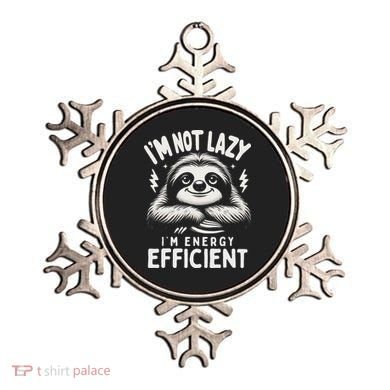 Funny Sloth Stuff IM Not Lazy Energy Efficient Nap Lovers Ornament