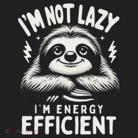 Funny Sloth Stuff IM Not Lazy Energy Efficient Nap Lovers Hat thumb 2