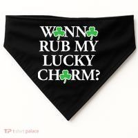 Funny Sexy St Patricks Day Clothing For Men Inappropriate USA-Made Doggie Bandana thumb 0