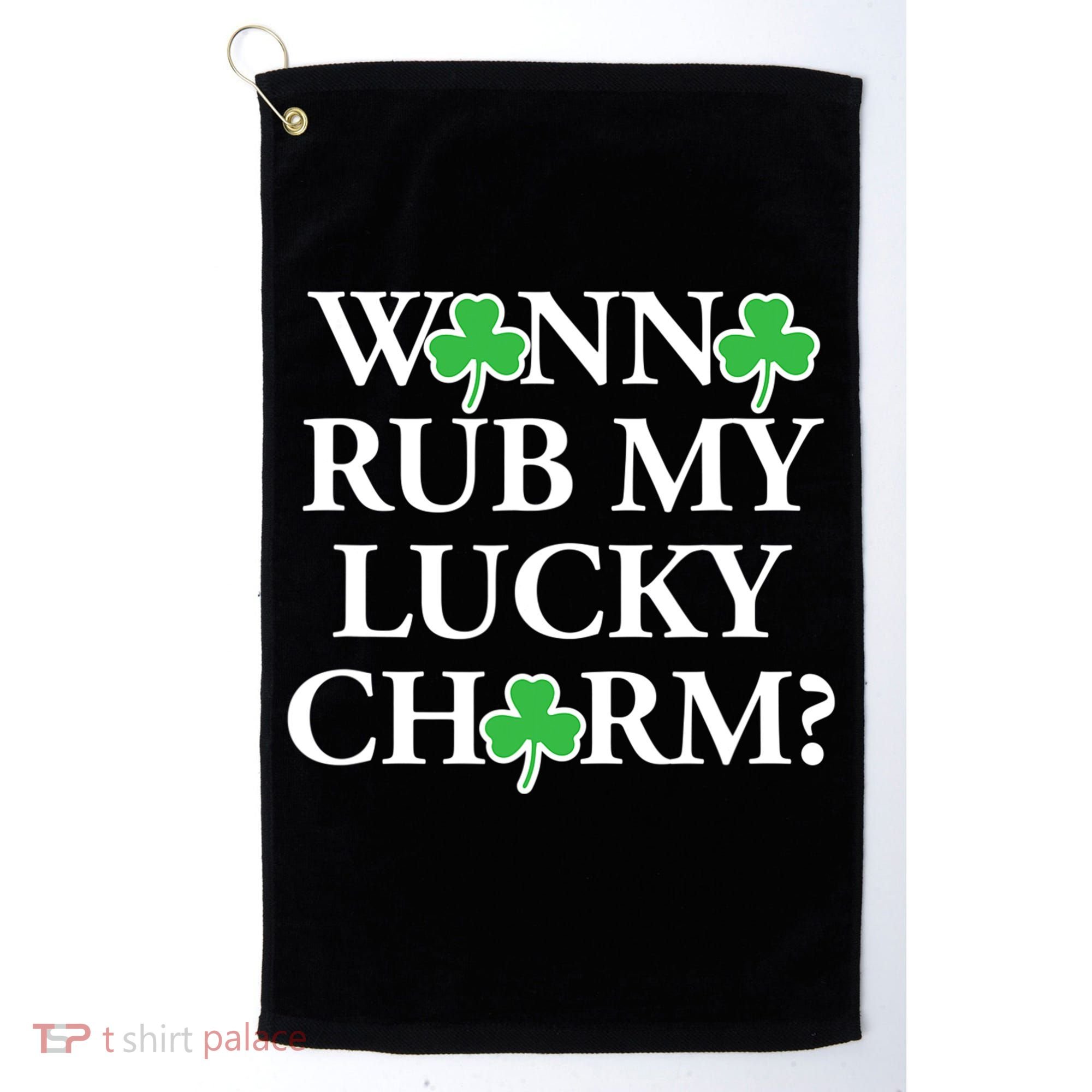 Funny Sexy St Patricks Day Clothing For Men Inappropriate Golf Towel