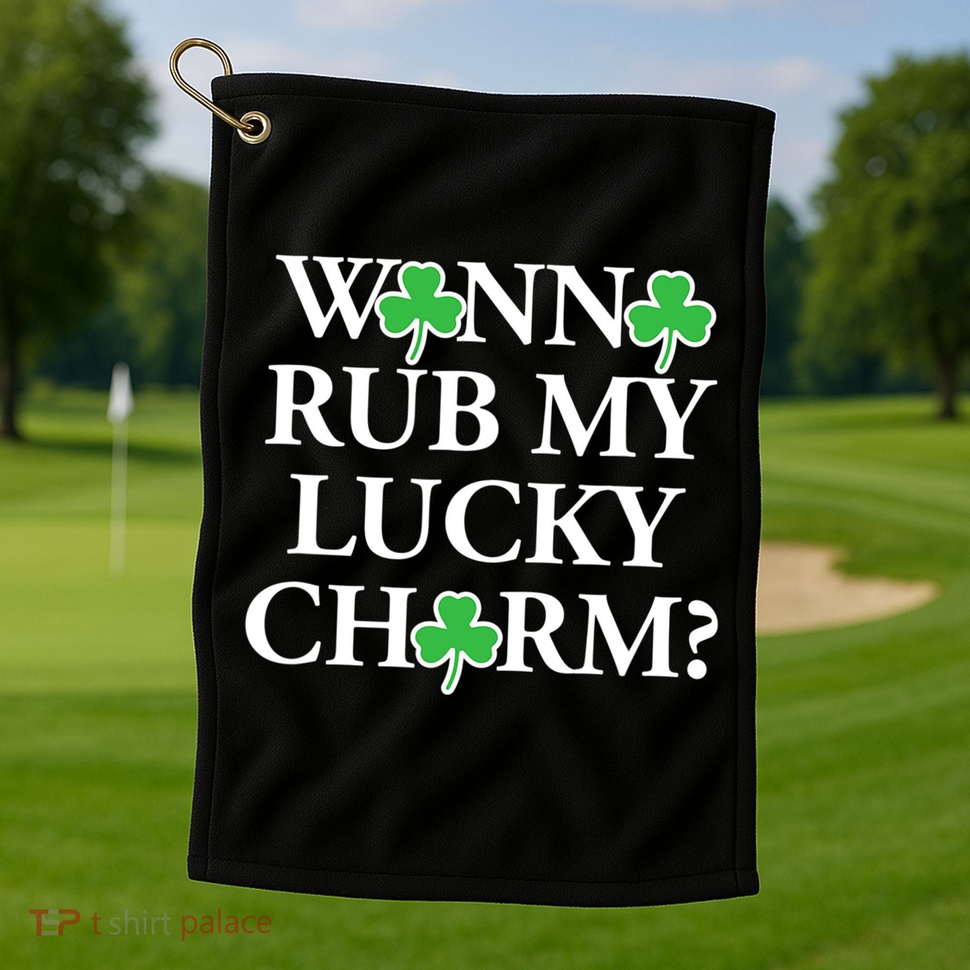 Funny Sexy St Patricks Day Clothing For Men Inappropriate Golf Towel