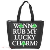 Funny Sexy St Patricks Day Clothing For Men Inappropriate Tote Bag thumb 0