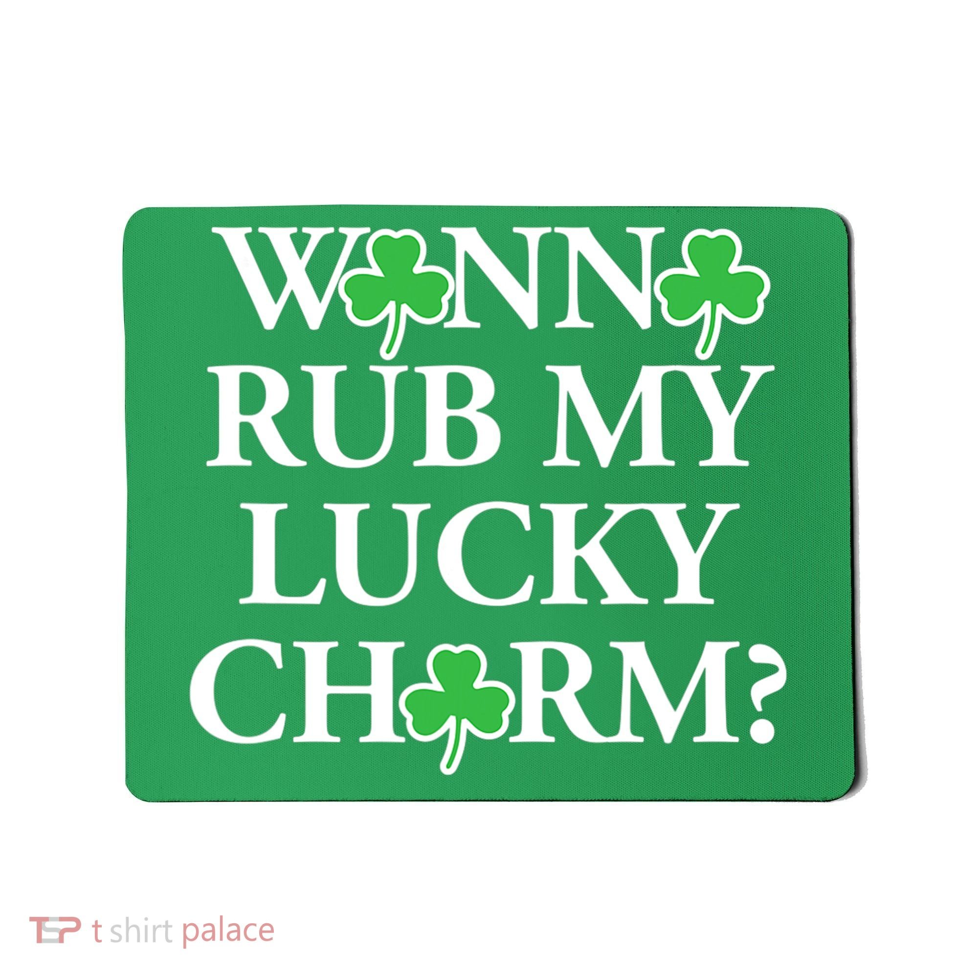 Funny Sexy St Patricks Day Clothing For Men Inappropriate Mousepad