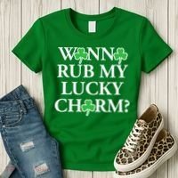 Funny Sexy St Patricks Day Clothing For Men Inappropriate Women's T-Shirt thumb 3