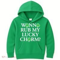 Funny Sexy St Patricks Day Clothing For Men Inappropriate Kids Hoodie thumb 0