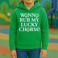 Funny Sexy St Patricks Day Clothing For Men Inappropriate Kids Hoodie thumb 3