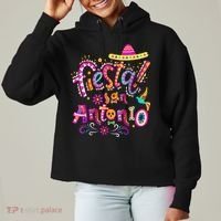 Fiesta Squad San Antonio Texas Cinco De Mayo Lets Fiesta  Ladies Heavyweight Boxy Pullover Hoodie thumb 0