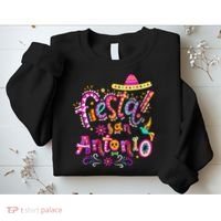 Fiesta Squad San Antonio Texas Cinco De Mayo Lets Fiesta  Sweatshirt thumb 2