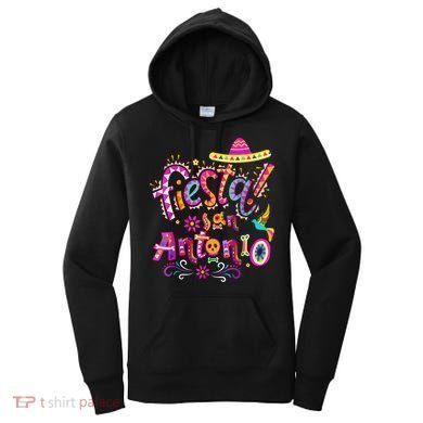 Fiesta Squad San Antonio Texas Cinco De Mayo Lets Fiesta  Women's Hoodie