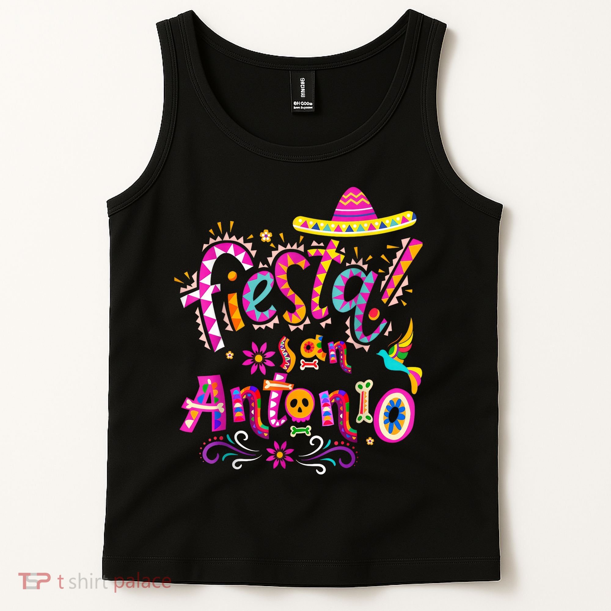 Fiesta Squad San Antonio Texas Cinco De Mayo Lets Fiesta  Tank Top