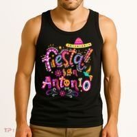 Fiesta Squad San Antonio Texas Cinco De Mayo Lets Fiesta  Tank Top thumb 3