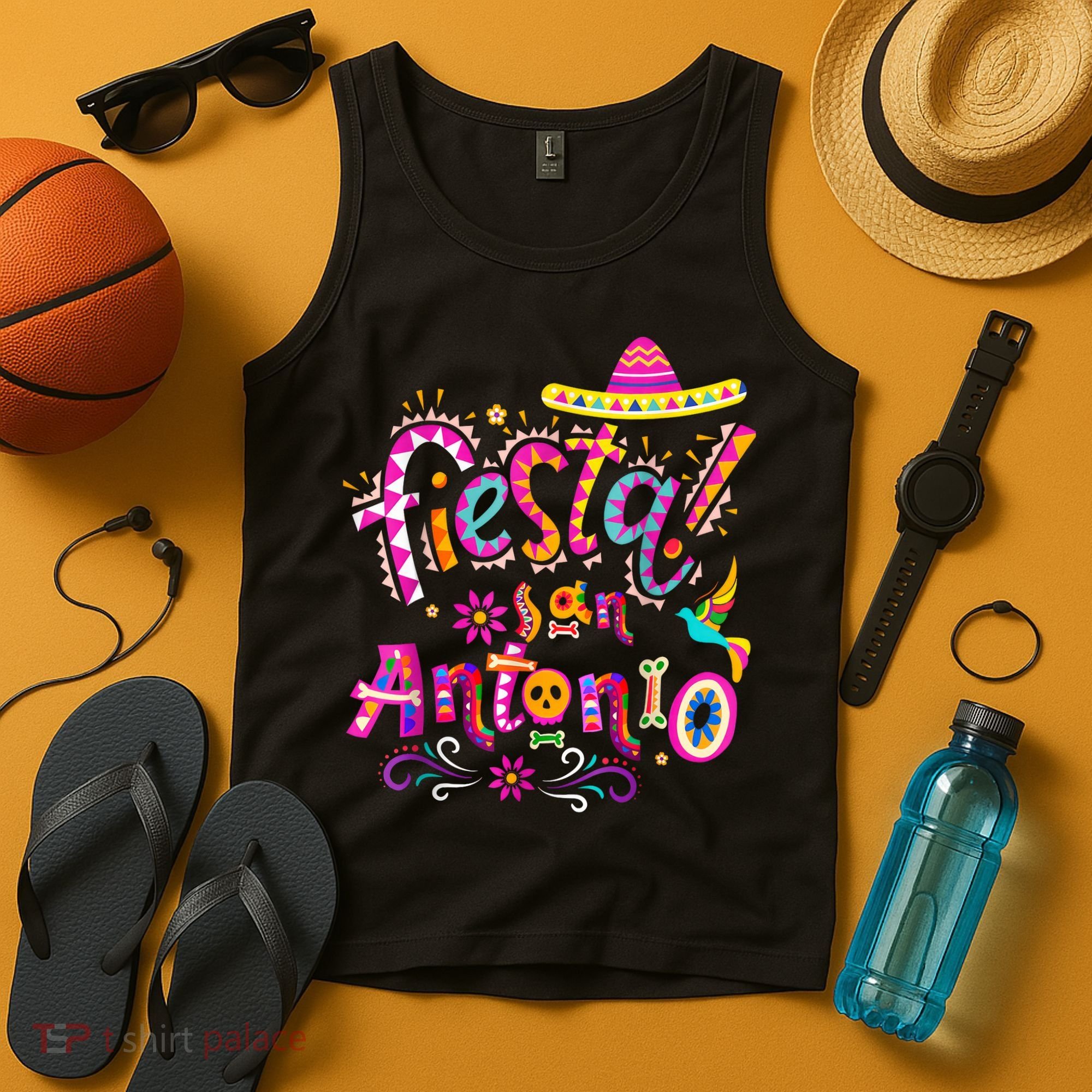 Fiesta Squad San Antonio Texas Cinco De Mayo Lets Fiesta  Tank Top