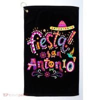 Fiesta Squad San Antonio Texas Cinco De Mayo Lets Fiesta  Golf Towel thumb 0