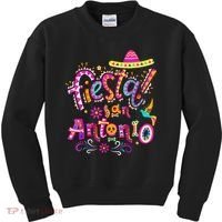Fiesta Squad San Antonio Texas Cinco De Mayo Lets Fiesta  Kids Sweatshirt thumb 0