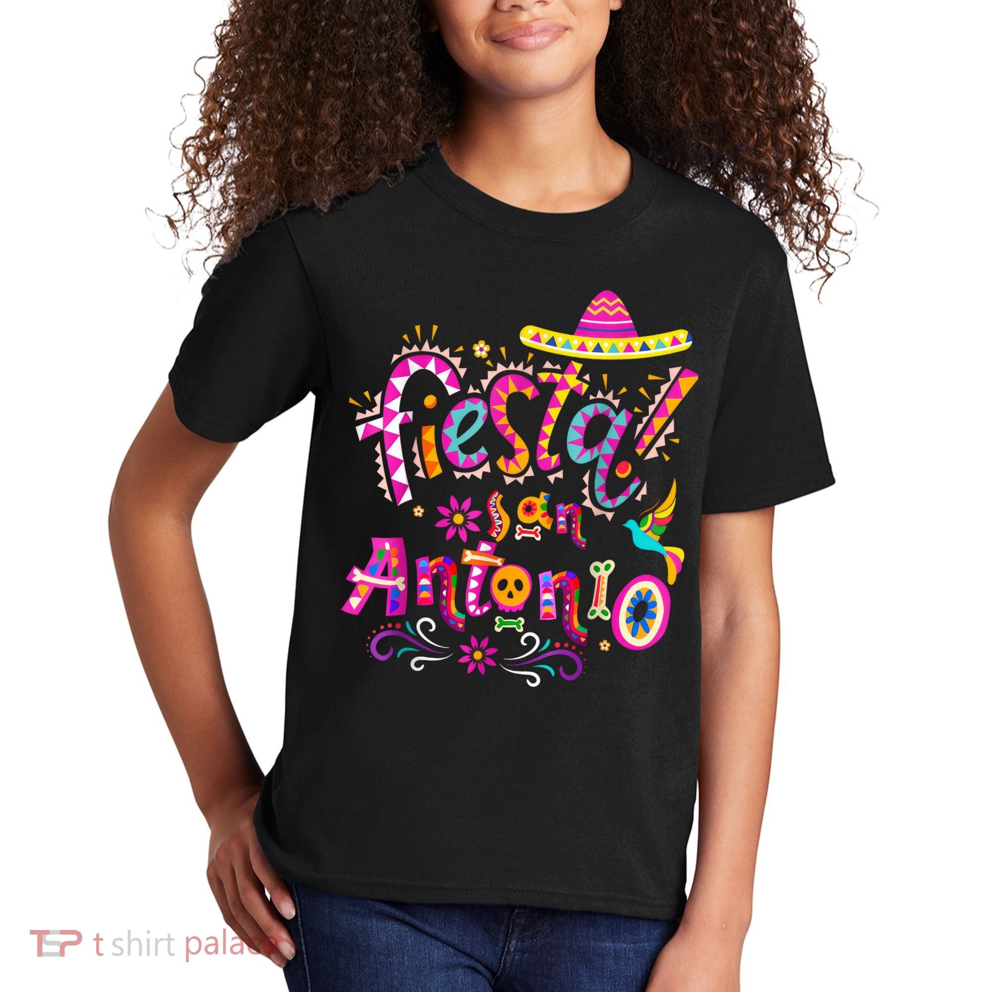 Fiesta Squad San Antonio Texas Cinco De Mayo Lets Fiesta  Kids T-Shirt