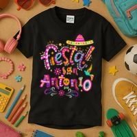 Fiesta Squad San Antonio Texas Cinco De Mayo Lets Fiesta  Kids T-Shirt thumb 3