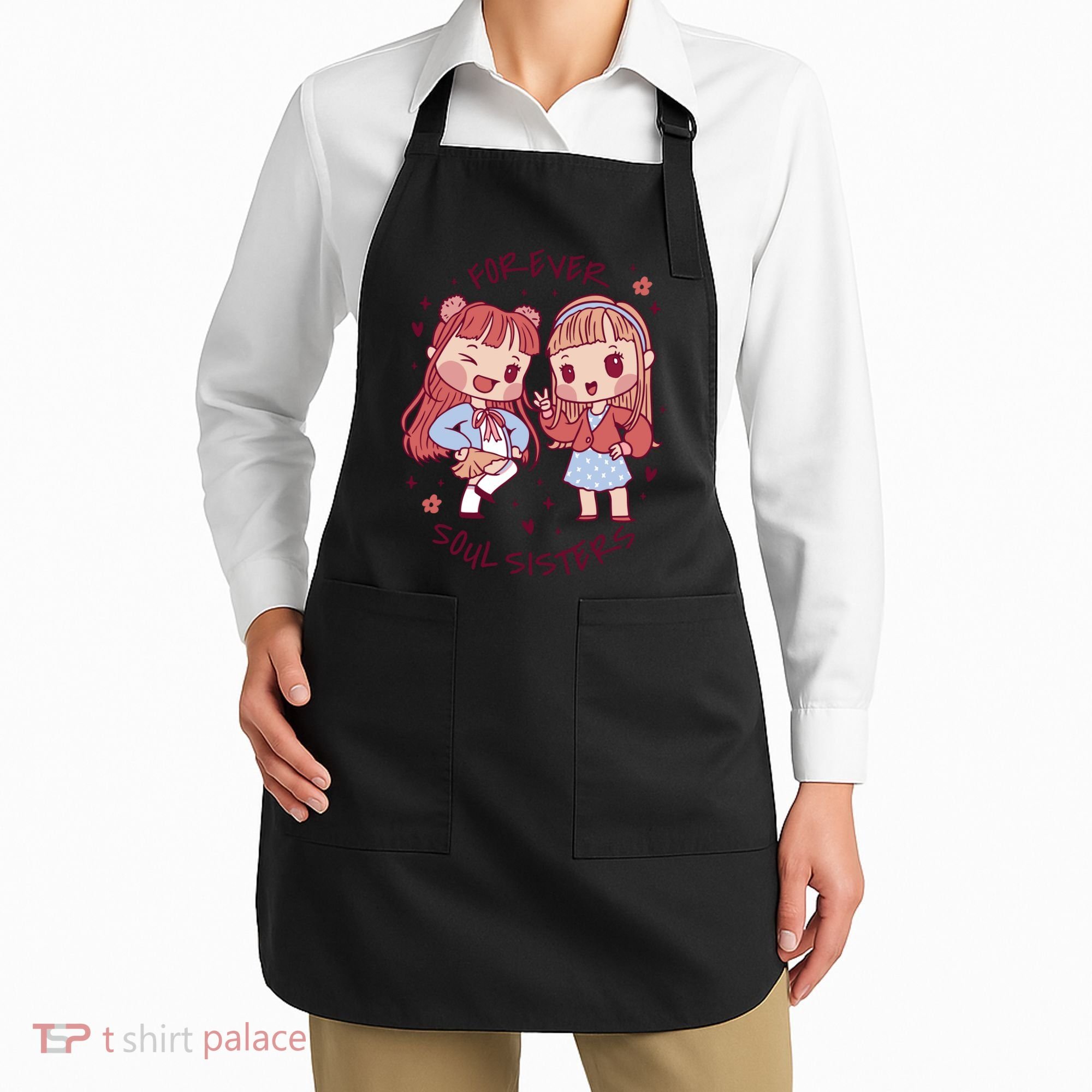 Forever Soul Sisters Chibi Friends Apron