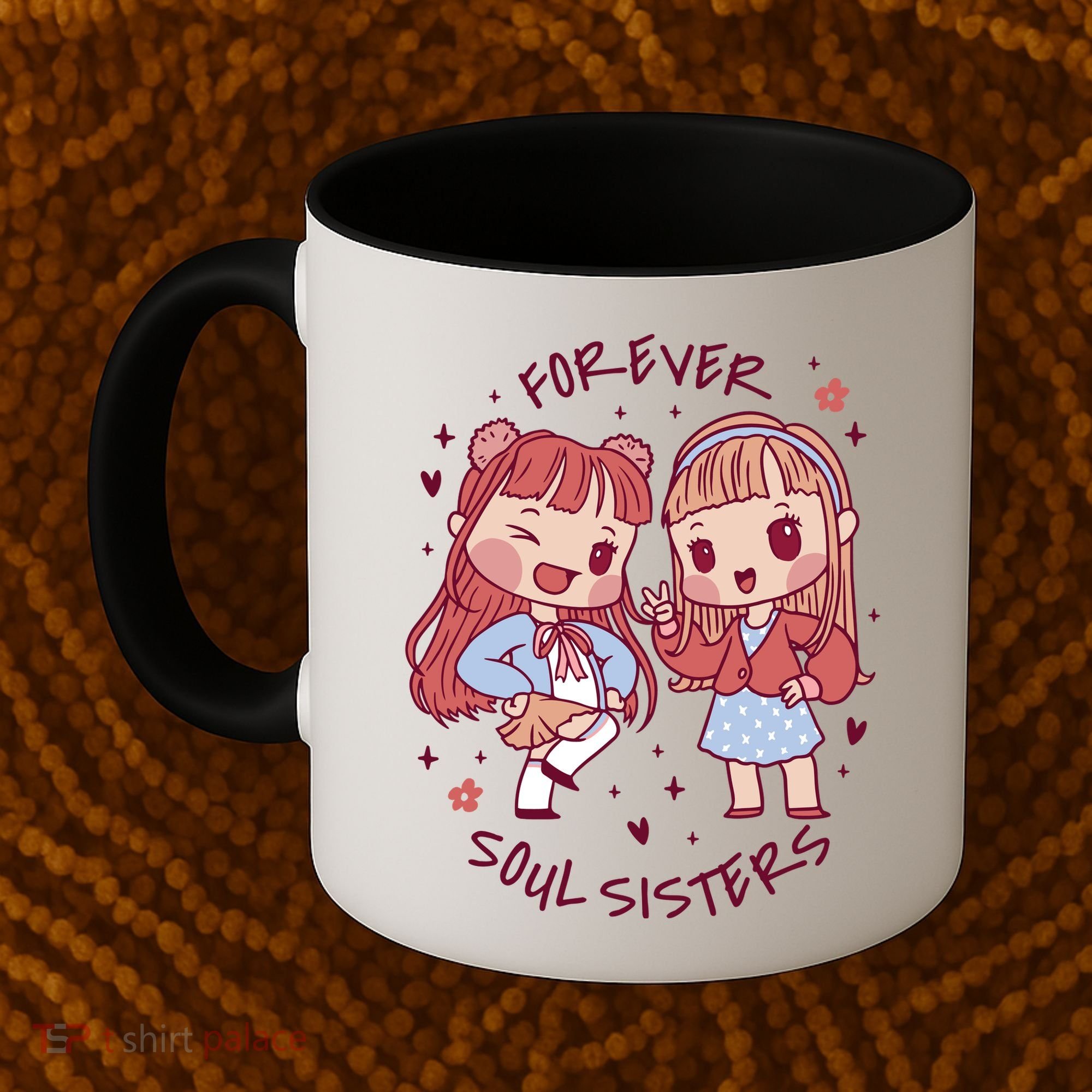 Forever Soul Sisters Chibi Friends Coffee Mug