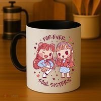 Forever Soul Sisters Chibi Friends Coffee Mug thumb 4