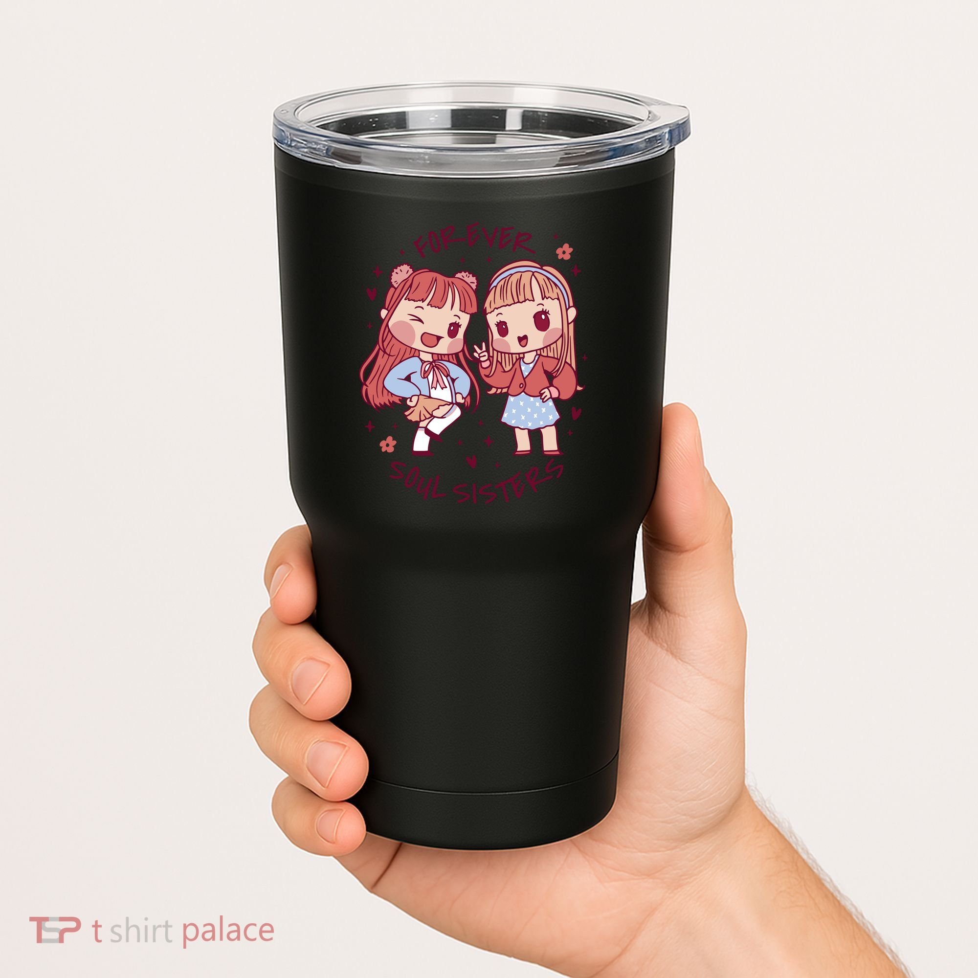 Forever Soul Sisters Chibi Friends Tumbler
