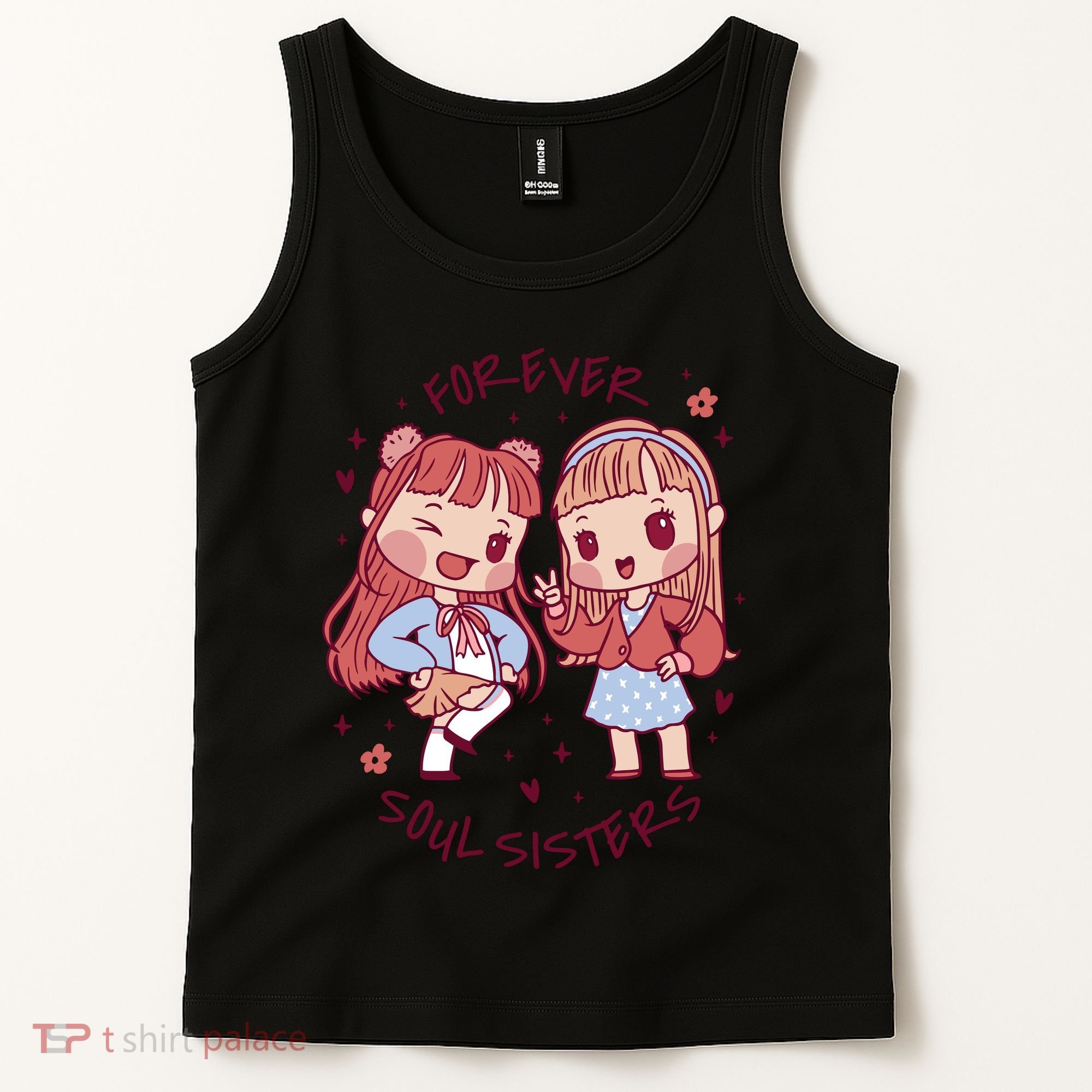 Forever Soul Sisters Chibi Friends Tank Top