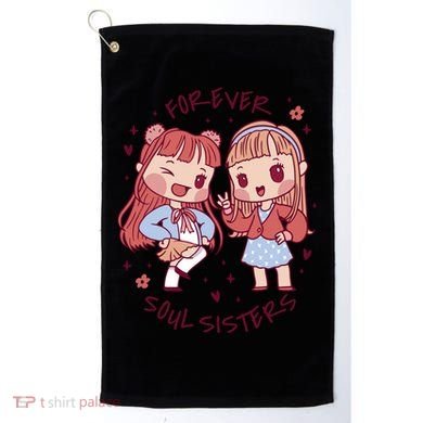 Forever Soul Sisters Chibi Friends Golf Towel