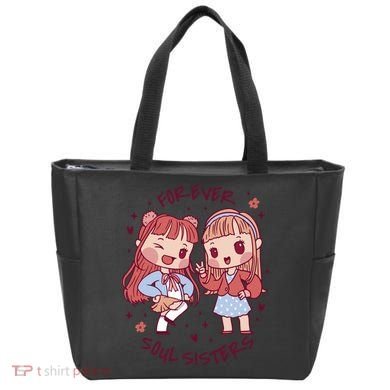 Forever Soul Sisters Chibi Friends Tote Bag