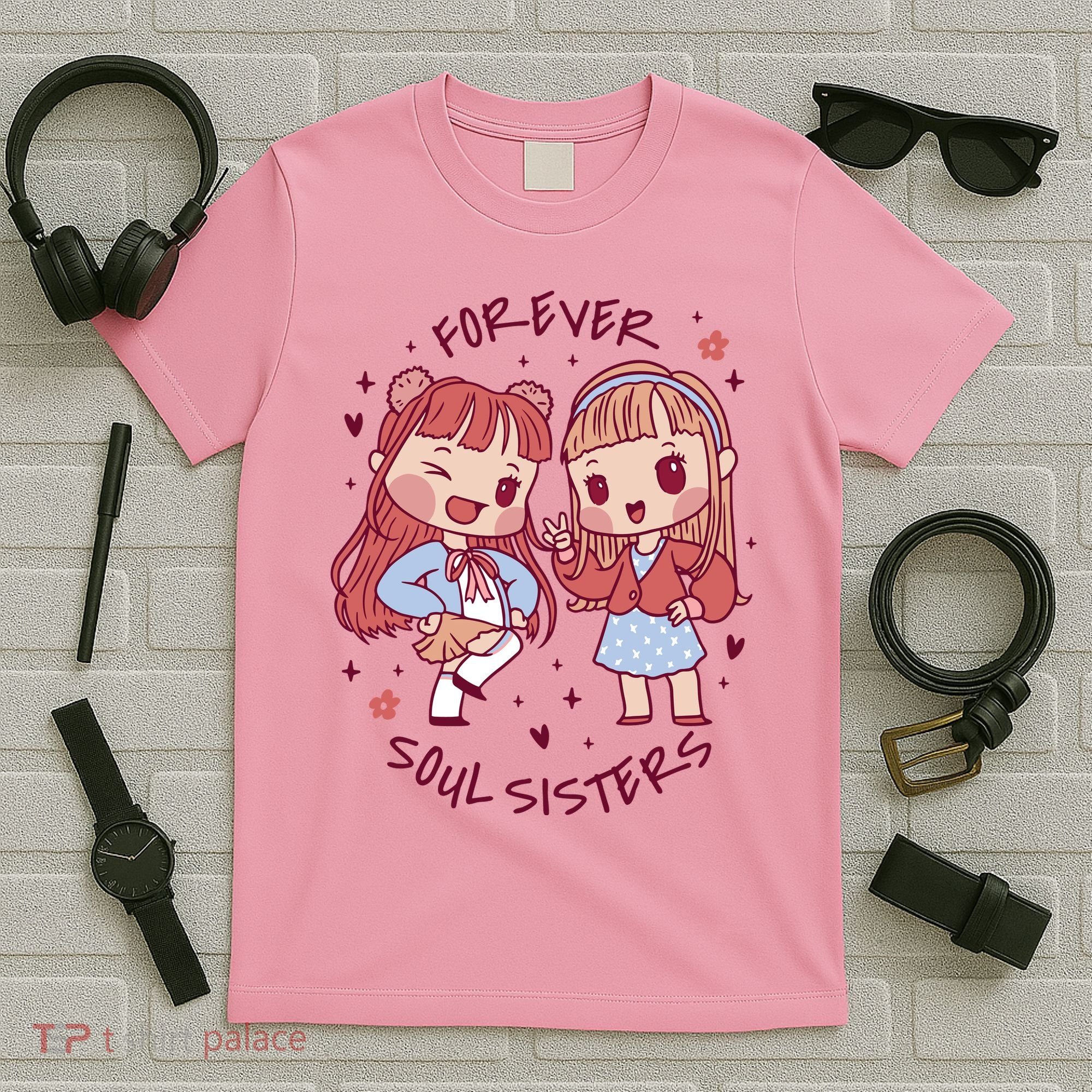 Forever Soul Sisters Chibi Friends T-Shirt