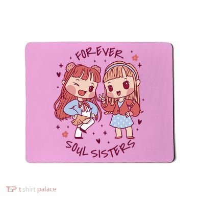 Forever Soul Sisters Chibi Friends Mousepad