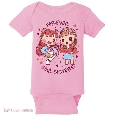 Forever Soul Sisters Chibi Friends Baby Bodysuit