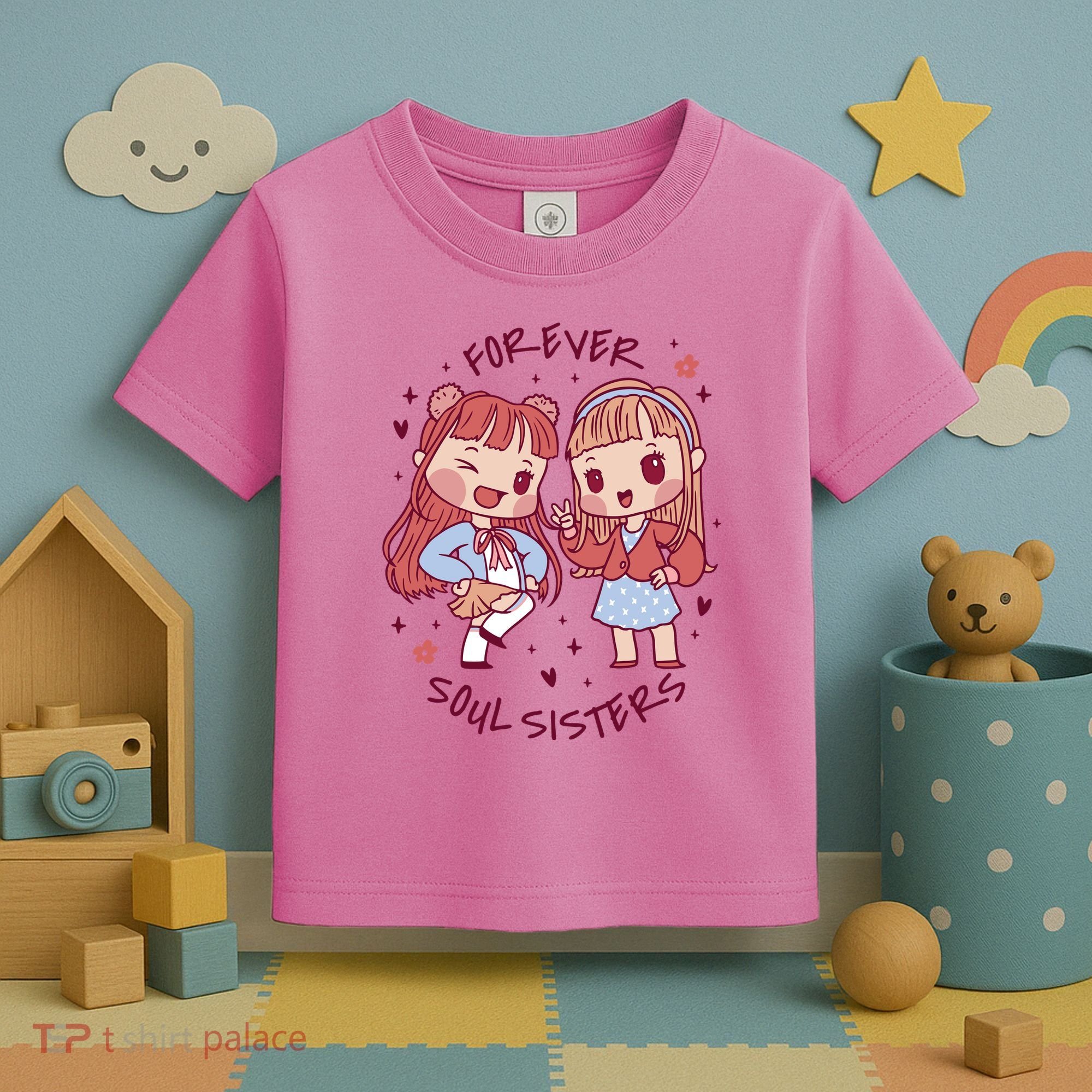 Forever Soul Sisters Chibi Friends Toddler T-Shirt