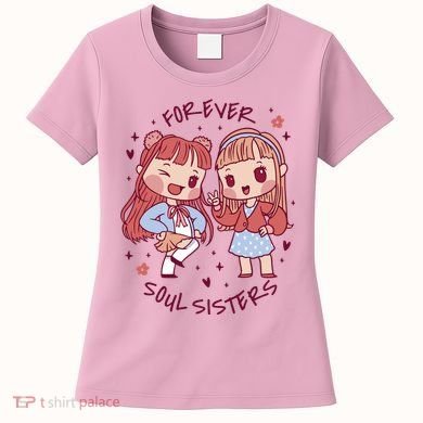 Forever Soul Sisters Chibi Friends Women's T-Shirt