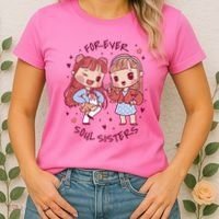 Forever Soul Sisters Chibi Friends Women's T-Shirt thumb 2
