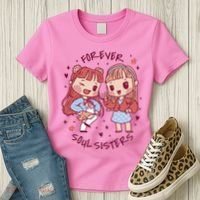 Forever Soul Sisters Chibi Friends Women's T-Shirt thumb 3