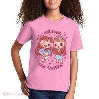 Forever Soul Sisters Chibi Friends Kids T-Shirt thumb 2