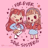 Forever Soul Sisters Chibi Friends Kids T-Shirt thumb 4