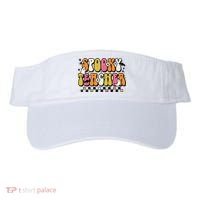 Funny Spooky Season Retro Spooky Teacher Halloween Costume Visor thumb 0