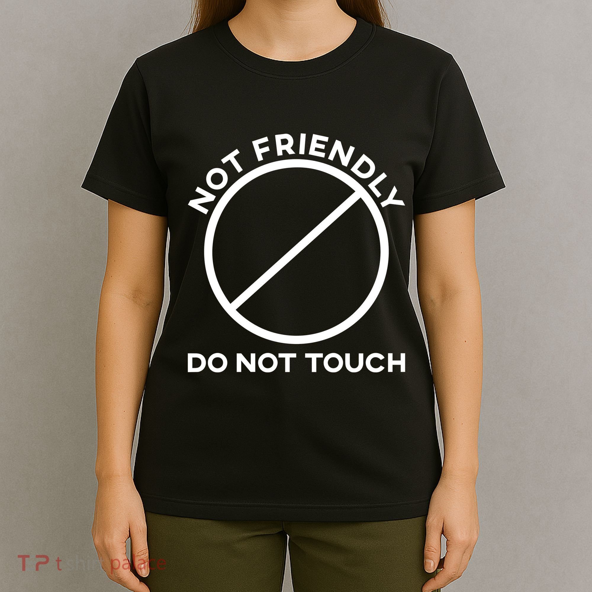 Funny Sarcasm Social Distance Not Friendly Do Not Touch T-Shirt