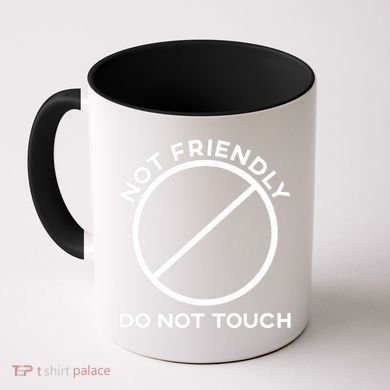 Funny Sarcasm Social Distance Not Friendly Do Not Touch Coffee Mug