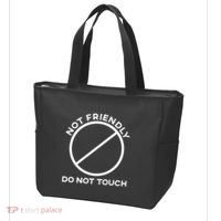 Funny Sarcasm Social Distance Not Friendly Do Not Touch Tote Bag thumb 3