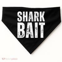 Funny Shark Shark Bait USA-Made Doggie Bandana thumb 0