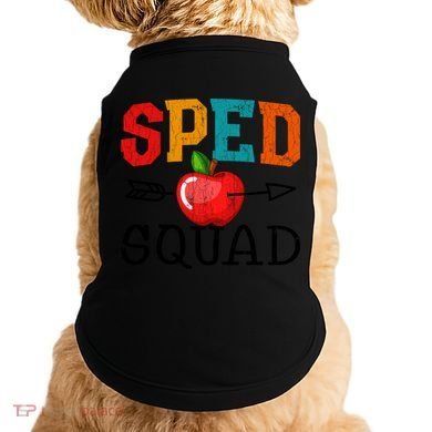 Funny Sped Squad Design For Special Education Teacher Gift Doggie Tank