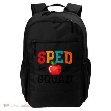 Funny Sped Squad Design For Special Education Teacher Gift Backpack