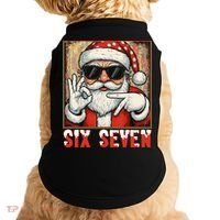 Funny Six Seven Meme Christmas Cool Santa Saying  Doggie Tank thumb 0